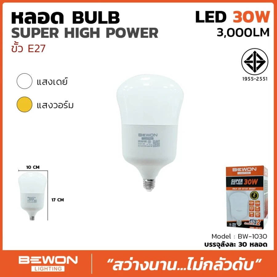 หลอดบับ LED Super High Power