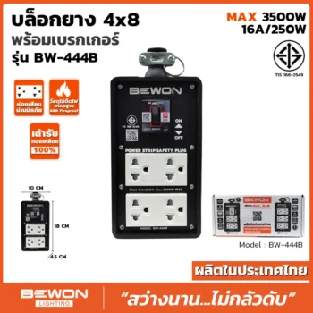 บล็อกยาง 4x8 รุ่น BW-444B